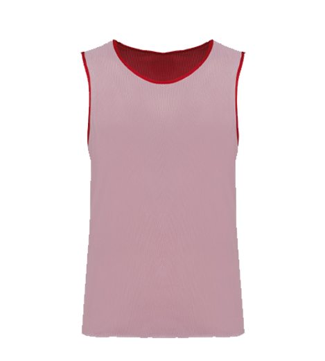 Training vest red and white