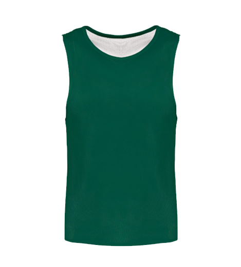 Training vest green and white