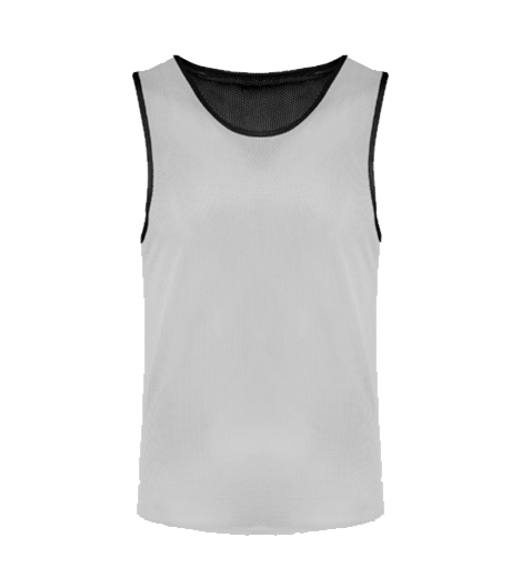 Training vest white-black