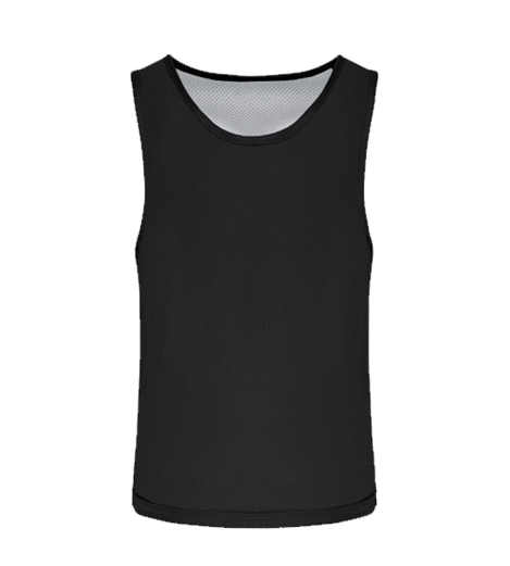 Training vest white-black
