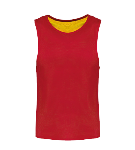 Training vest Yellow-Red