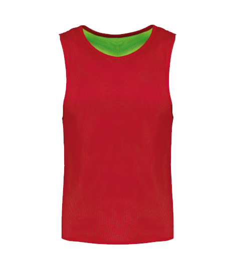 Training vest green-red